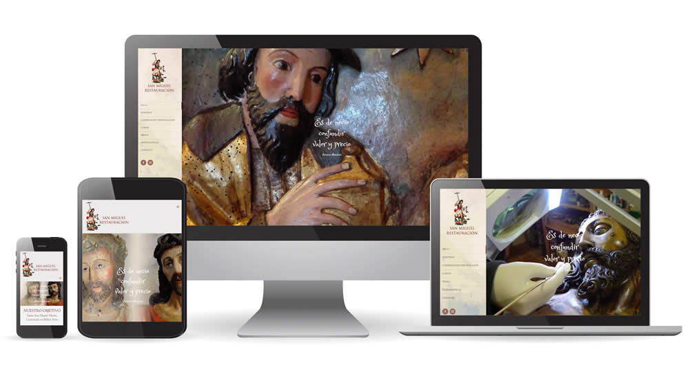 Diseño web de San Miguel Restauración
